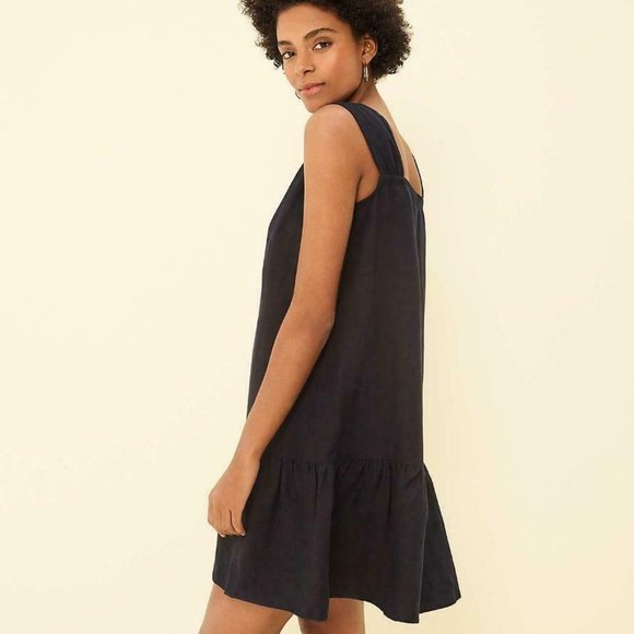 (NWT) Loft - square neck flounce dress (size xs) - Picture 2 of 6